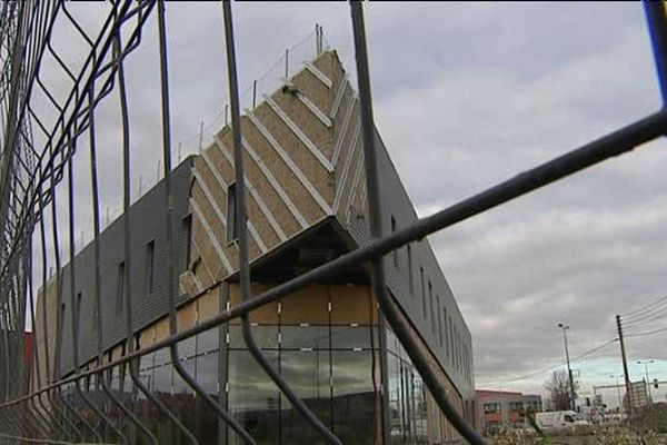 Le chantier de construction du Burger King à Aubière (63)