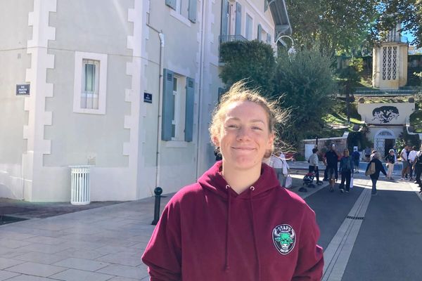 Alice Raffard était bénévole aux épreuves de football, à Bordeaux.