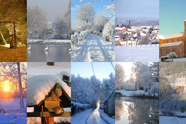 Votez pour une de ces 10 photos de la neige en Nord Pas-de-Calais. 