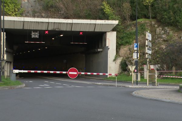 Le tunnel sous la Citadelle à Besançon fermé pour travaux.