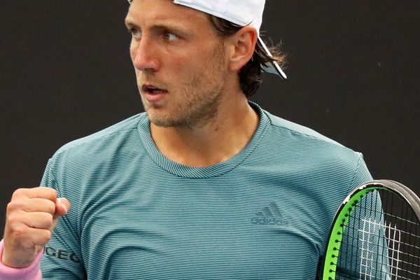 Lucas Pouille ce jeudi à Melbourne