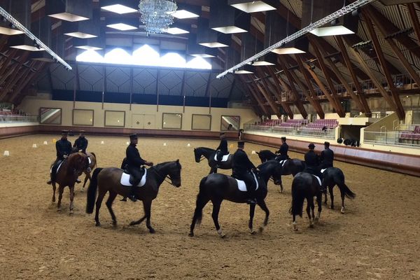 Le Grand manège, là où s’entraînent les écuyers du Cadre Noir de Saumur