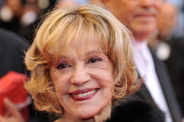 Jeanne Moreau au festival de Cannes en 2008.