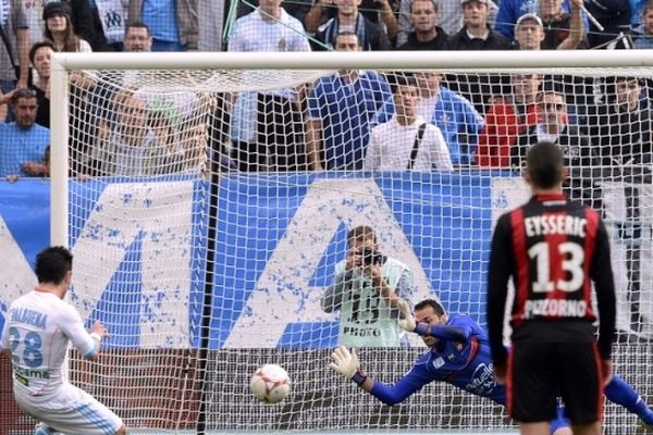 Le tir de Valbuena stoppé parle goal niçois Ospina