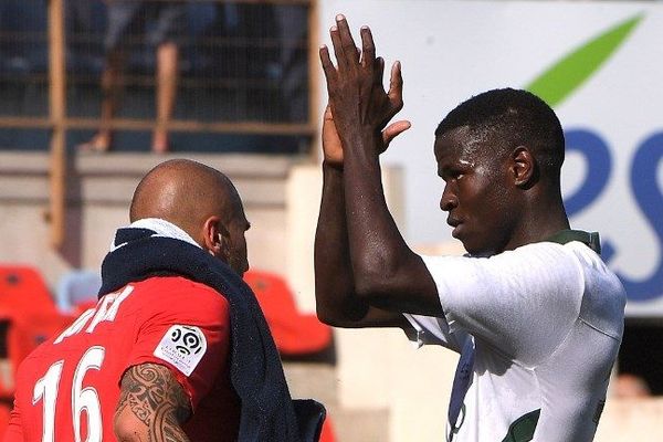 Makhtar Gueye, qui disputait son premier match chez les pros, a permis à l'AS Saint-Etienne d'égalisant en toute fin de match (88e) face à Strasbourg.