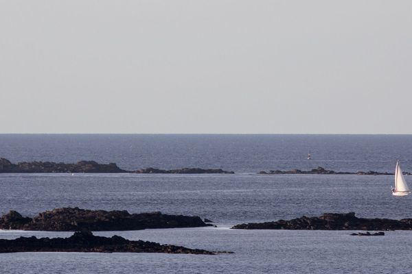 Mer calme sur Dinard