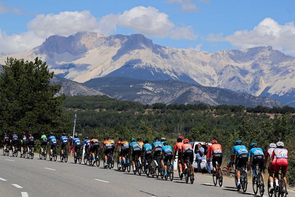 Le peloton lors de la 4e étape du Tour de France, le 1er septembre 2020.