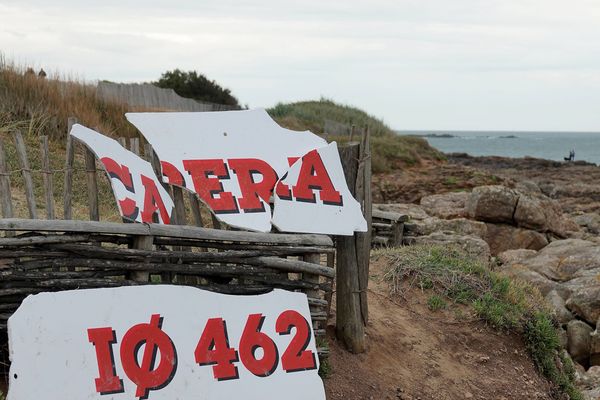 Les débris du chalutier Carrera retrouvés sur la côte, le 9 juin 2019