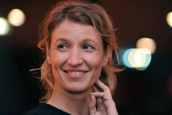 Alexandra Lamy, à Rennes, le 13 février 2014