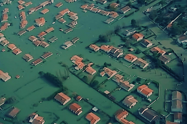 Les ravages de la tempête Xynthia dans la nuit du 27 au 28 février 2010 à La Faute-sur-Mer en Vendée