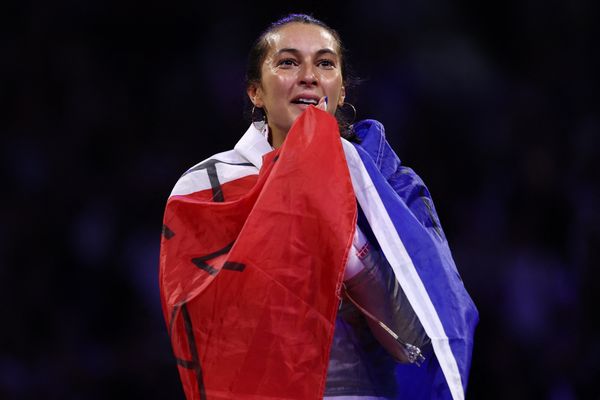 Après sa défaite en finale, Sara Balzer remporte la médaille d'argent aux Jeux de Paris.