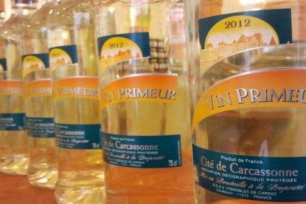 Cavanac (Aude) - le vin primeur de Carcassonne est là - 18 octobre 2012.