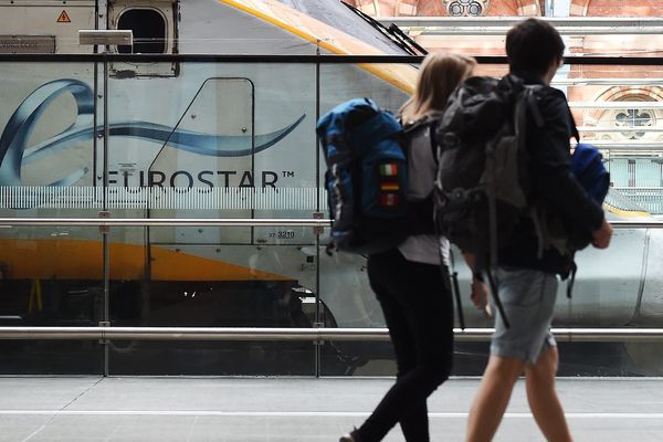 Un Eurostar au départ de Londres.