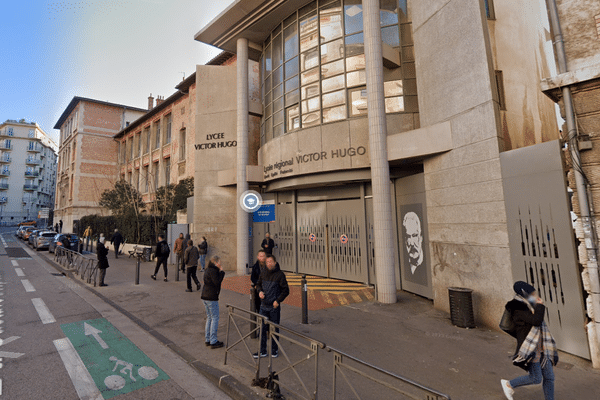 Lycée Victor Hugo à Marseille, 3e arrondissement.