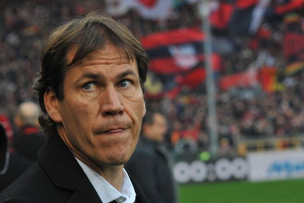 Rudi Garcia, le 14 décembre 2014 à Gênes (Italie)