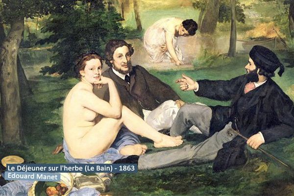 Le déjeuner sur l'herbe d'Edouard Manet, dans "Premières Impressions - l'héritage d'un courant" le documentaire de lundi soir