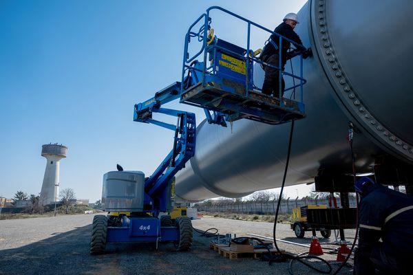 Hyperloop TT s'est installé sur le site de Francazal au sud de Toulouse en 2017.