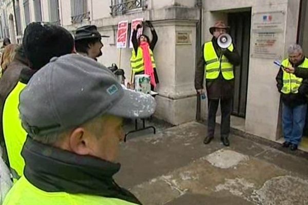 Ce sera la deuxième fois que les artisans du bâtiment (ici à Périgueux) descendront dans la rue cette année.  