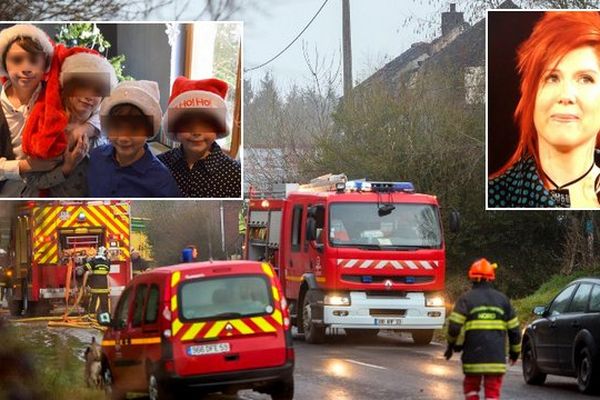 4 enfants et leur mère sont décédés ce mardi matin dans l'incendie de leur maison.