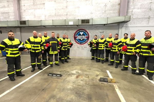 Les pompiers de caserne Joffre à Nancy sur le départ