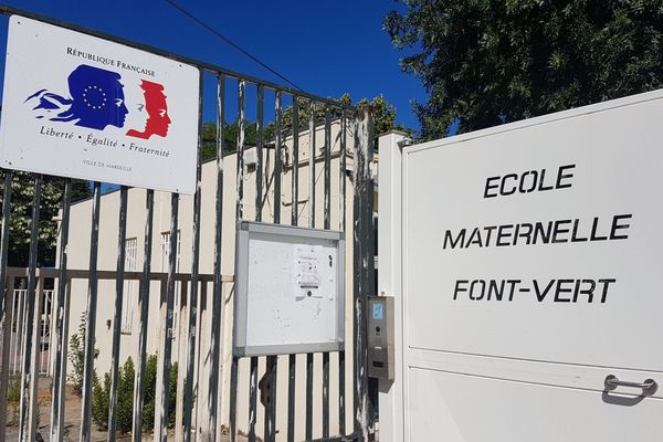 Un cas de coronavirus s'est déclaré chez un enfant de grande section de l'école maternelle Font Vert lundi 15 juin, dans le 14e arrondissement de Marseille