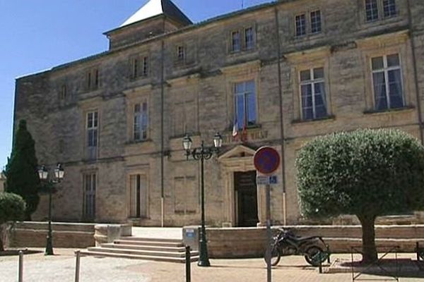 Pignan (Hérault) - l'hôtel de ville - mai 2015.