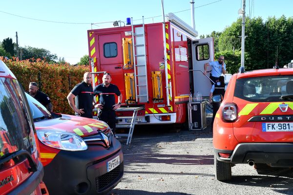 Quarante pompiers ont été mobilisés sur place.