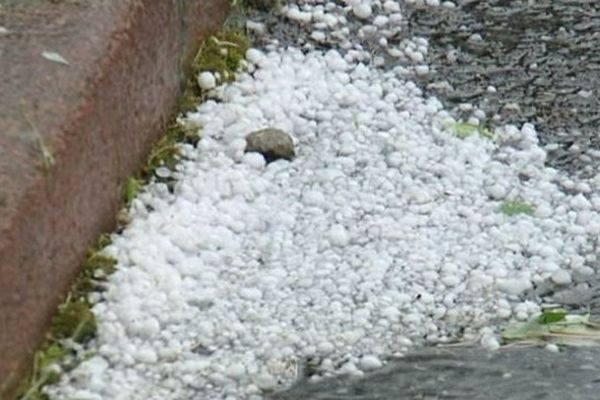 La grêle est tombée en Savoie et Haute-Savoie.