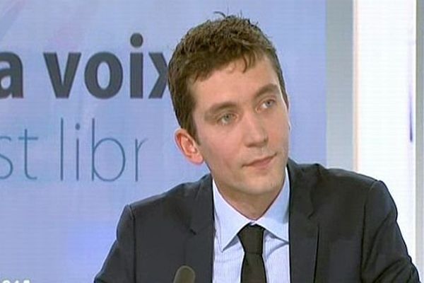 Julien Sanchez, candidat FN à Beaucaire - 2014.