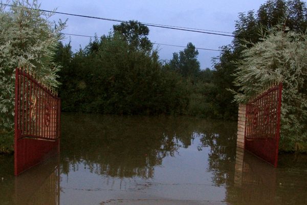 Inondation à Polincove en 2006 chez Virginie et Sylvain Szal.