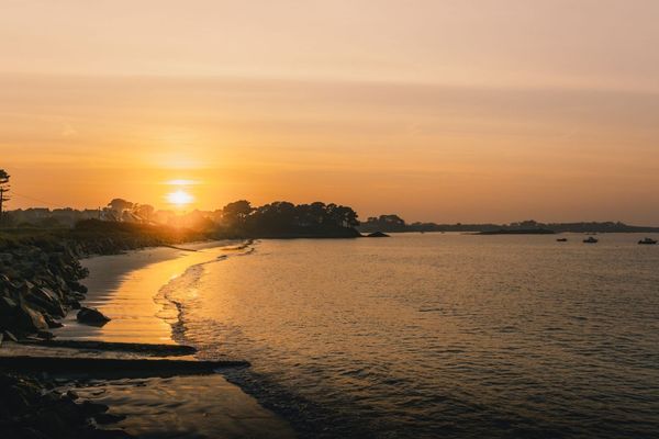 Coucher de soleil sur Plougerneau