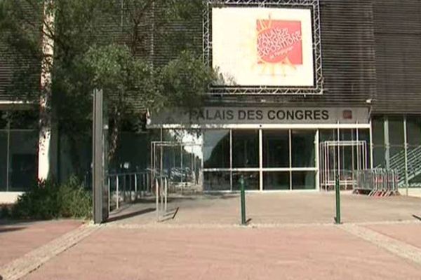 Le palais des congrès de Perpignan. 26/06/2015