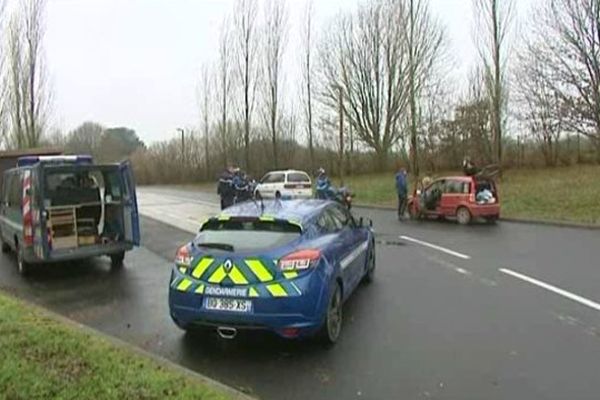 Brigade d'intervention sur l'autoroute (illustration)