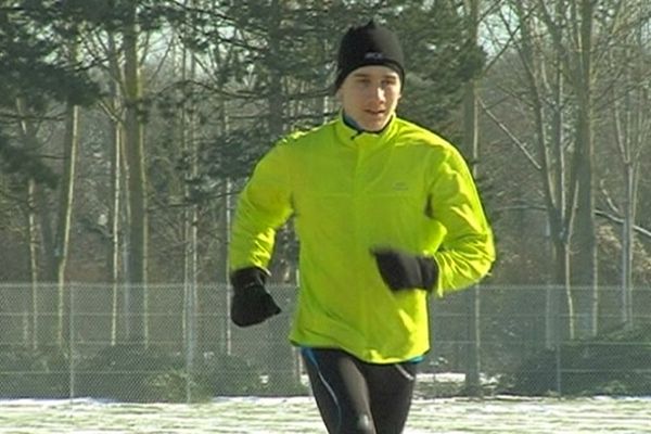 Sébastien Mengual à l'entraînement