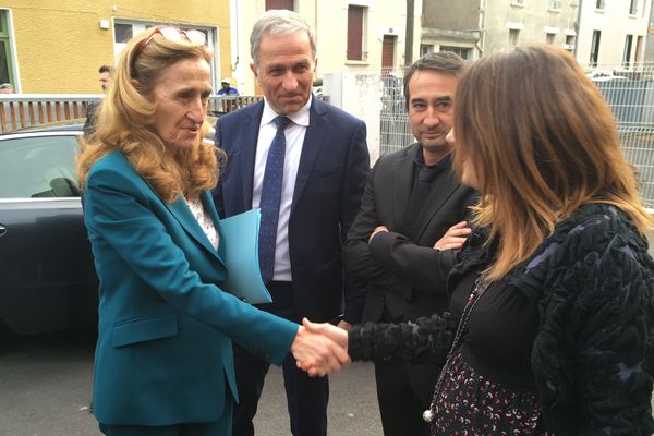 Nicole Belloubet a visité l'établissement de placement éducatif de Clermont-Ferrand. 