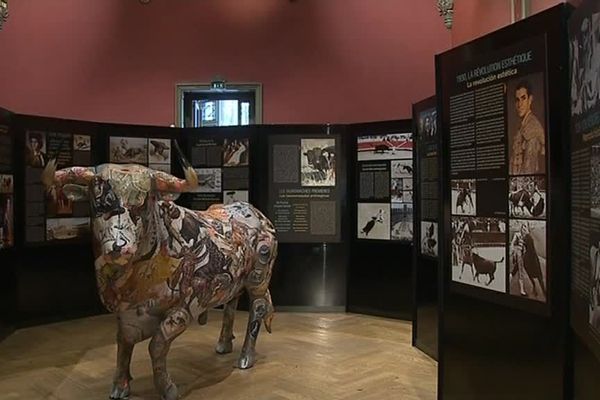 L'exposition baptisée "Musée Itinérant des Tauromachies Universelles" fait étape à Nîmes