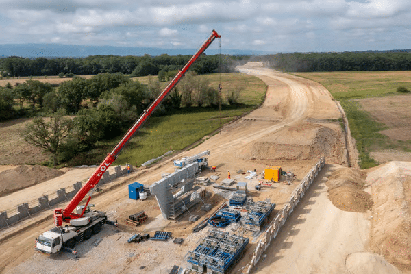 Selon le concessionnaire de l'autoroute A69 le chantier est "dans les temps".