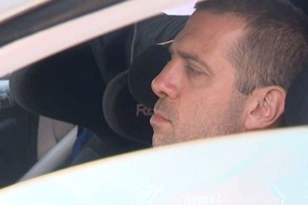 Roger Feghali, vainqueur du Rallye d'Antibes 2015. 