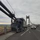 Un camion a heurté les barrières du pont de Tancarville lundi 1er juillet 2024.