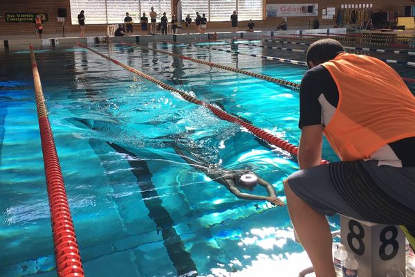 L'endurance était l'une des épreuves disputées lors de cette coupe de France d'apnée, au Puy-en-Velay, les 16 et 17 février. Elle consiste à parcourir 12 fois 25 mètres en apnée, en reprenant son souffle qu'entre deux longueurs.