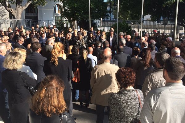 Minute de silence à Bastia