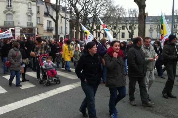 Manifestation à Angers 