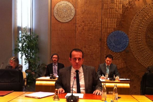 Hervé Saulignac élu à la tête du Conseil général de l'Ardèche (17/12/12)