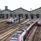 Les trains au départ de la gare de Saint -Lazare en partance pour la Normandie et l'ouest de la banlieue parisienne. (Illustration)