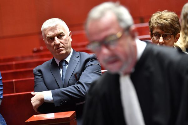 Le PDG de Castel Viandes, Joseph Viol au palais de justice de Nantes le 5 mai 2022