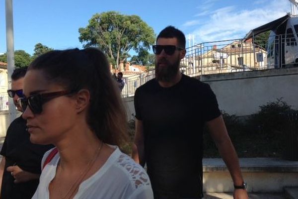 Jennifer Priez et Luka Karabatic le 16 juin 2015