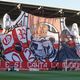 Les supporters de l'ACA, dans les tribunes du stade Michel-Moretti.