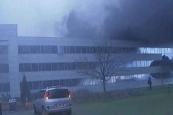 L'incendie a pris dans le bâtiment des prévisionnistes