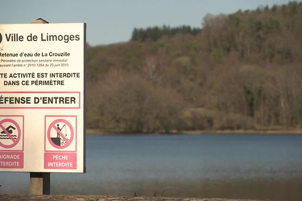 La réserve d'eau de la Crouzille