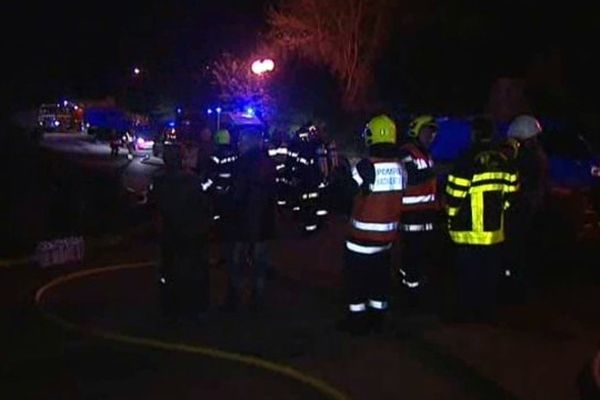 Les pompiers de Saône-et-Loire sur un incendie (archives)